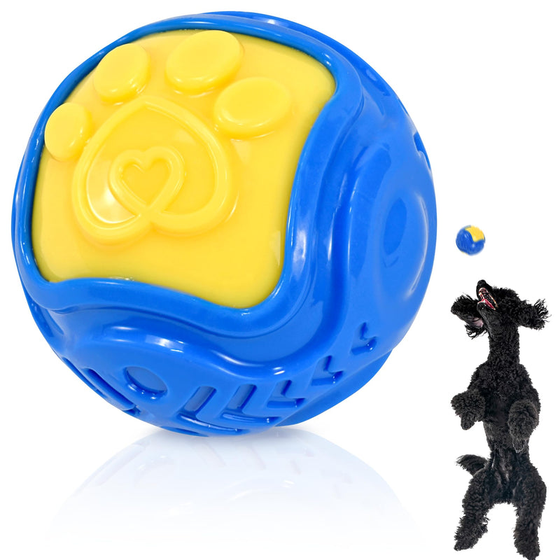 Dog Balls, Squeaky Balls for Dogs 3” Interactive Chew Toy for Aggressive Chewers Puppy Ball Toys Relieves Anxiety and Clean Teeth, BPA Free Non-Toxic Dog Toys for Large and Small Dogs - BeesActive Australia