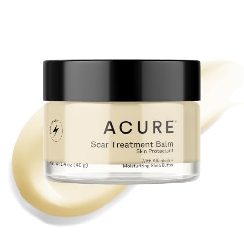 Acure Scar Treatment Balm, Nourishing Cream for New & Old Scars - 1.4 oz