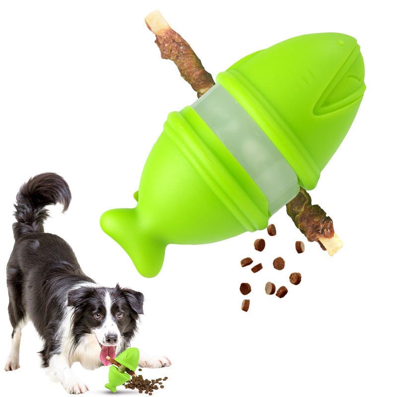 3 in 1 Dog Treat Dispenser Toy, Bully Stick Holder for Dogs, Adjustable Dog Puzzle Toy, Indestructible Dog Treat Toy, Dog Food Dispenser Toys, Interactive Dog Toys Dog Puzzle Feeder - BeesActive Australia