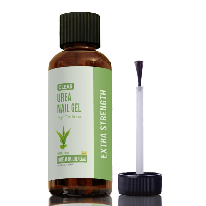 CLEAR Urea Nail Gel with Tea Tree Oil Made in USA – Night Time Formula -Softens, Hydrates & Repairs Nails –Urea Gel with Fast & Visible Results, Trusted by Health Professionals Green Tea Tree - BeesActive Australia