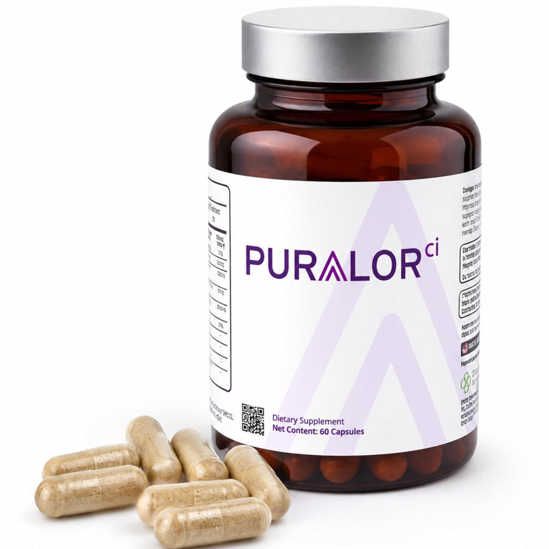 Centurion Puralor CI Brain Supplement for Memory and Focus with Folate, NADH, Vitamin B2, B6 and B12 for Teens and Adults, 60 Capsules