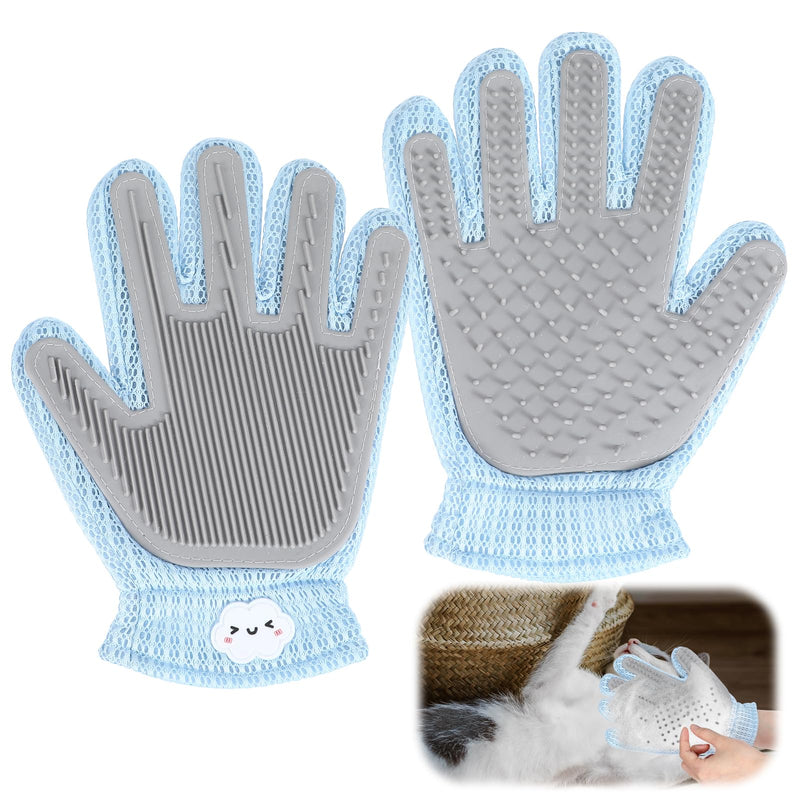 1PCs Cat Grooming Gloves Pet Hair Remover Glove Washing Bath Glove for Cat Dog Pet Grooming Glove for Shedding, Massage Cat Grooming Gloves for Hair Removal - BeesActive Australia