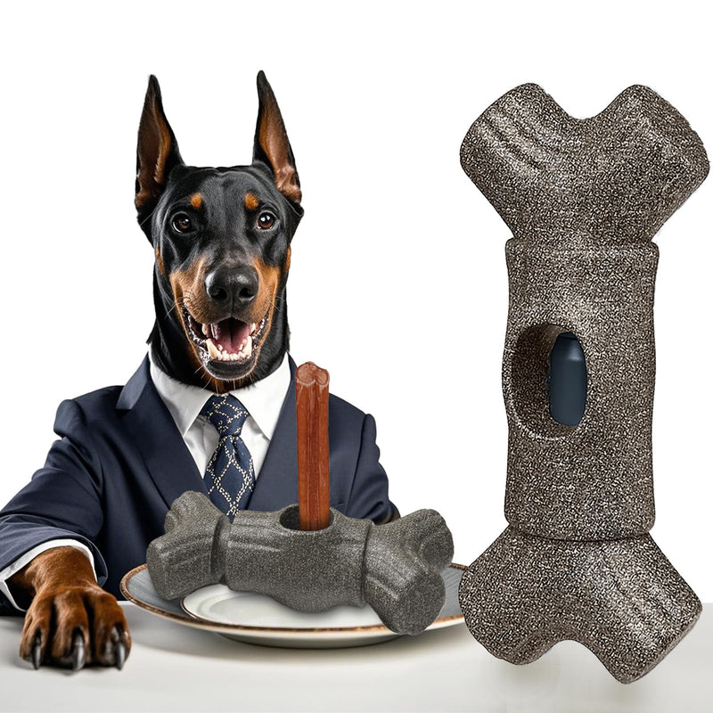 Bully Stick Holder for Dogs Improved Dog Chew Holder for Ultimate Secure Fixation Device to Prevent Swallowing of Bully Sticks,Yak Chews,Bull Whips Ends,Fits Small,Medium,Large Dog - BeesActive Australia