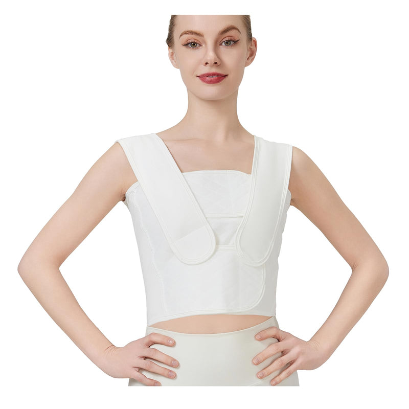 Compression Post Mastectomy without Reconstruction,Post Breast Surgery Compression Bandage, Minimally Invasive Surgery Chest Strap Compression Bandage, Medical Recovery Stretch Bandage(M)