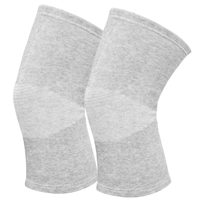 1 Pairs Bamboo Charcoal Knee Sleeve - Bamboo Knee Brace Bamboo Compression Knee Sleeve -Elastic Warm Knee Brace Bmboo Knee Sleeve for Arthritis (Gray, X-Large) Gray - BeesActive Australia