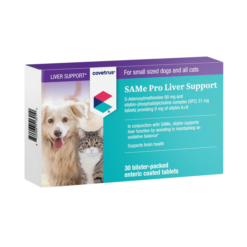 Same Pro Liver Support for Small Dogs and Cats, 90mg, Purple, Up to 12 lb - PawsPlanet Australia