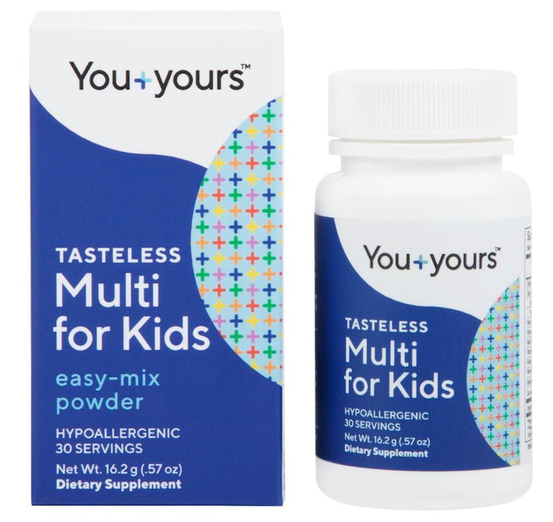 Tasteless Multivitamin Powder for Kids + Toddlers | No Sugar or Sweeteners | Unflavored Kids + Toddler Multivitamin Powder. Add to Beverages or Food. No Sweeteners or Preservatives. 30 servings.