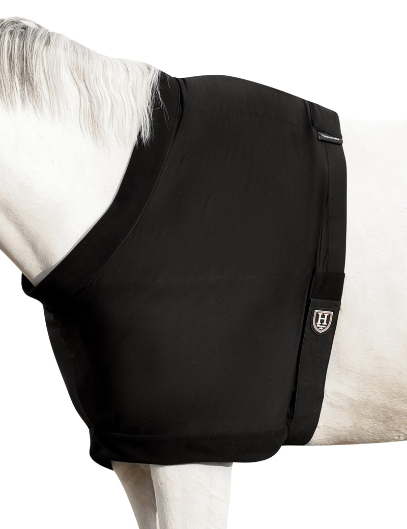Harrison Howard Horse Shoulder Guard Thick Stretchy with Inner Soft Fleece Lining Adding Comfort Prevents Chafing Black L Large - BeesActive Australia