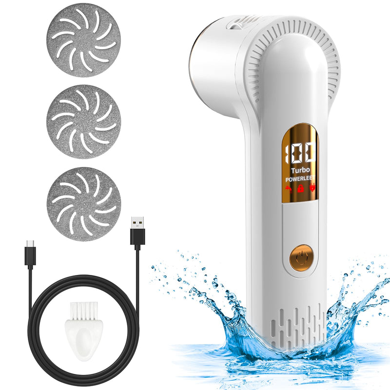 Electric Feet Callus Remover (with Dander Vacuum), USB Rechargeable Pedicure Device for Foot Care, Portable Power Foot File Tool for Dead Hard Skin Remove, Make Your Feet Soft Smooth - BeesActive Australia
