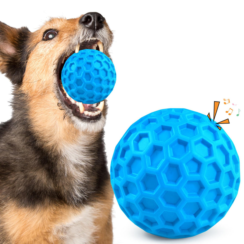 Squeaky Dog Toys for Aggressive Chewers, Indestructible Dog Balls for Aggressive Chewers, Squeaky Balls for Dogs,Interactive Dog Toys for Large Dogs,Funny Dog Squeaky Ball Heavy Duty Dog Toy - BeesActive Australia