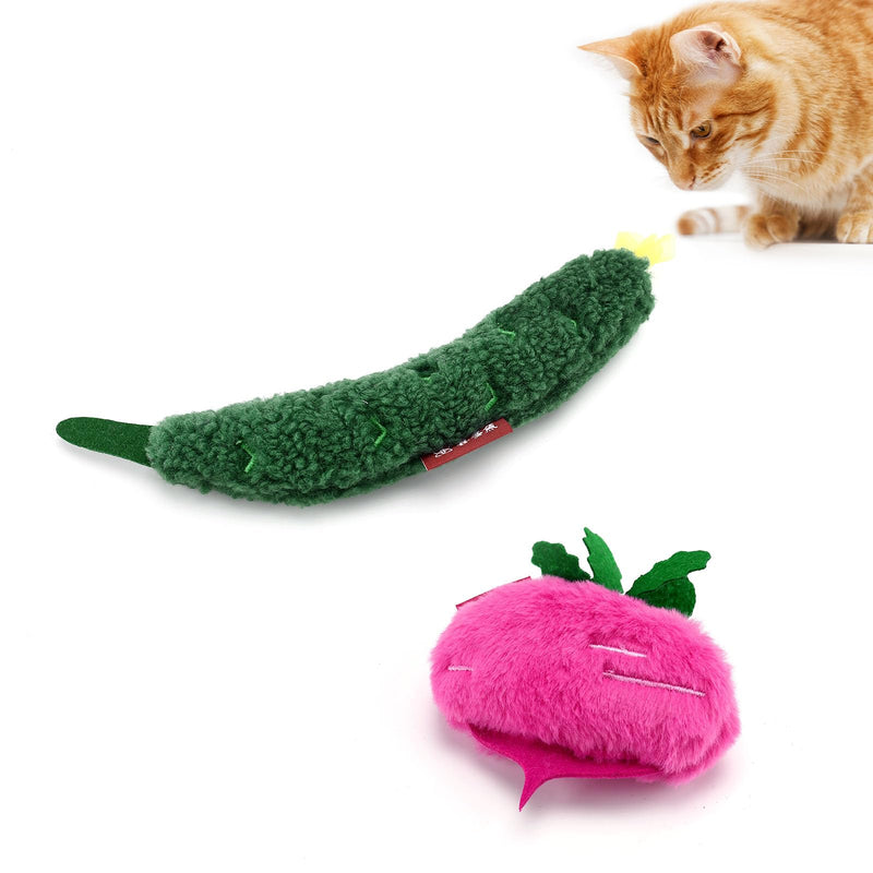 BBdis Catnip Cat Toys,2 Pack Soft and Durable Crinkle Sound Interactive cat Kicker Toy, Cat Toys for Indoor Cats,cat Kicker Toy,Kitten Toys,Promotes Kitten Exercise - BeesActive Australia