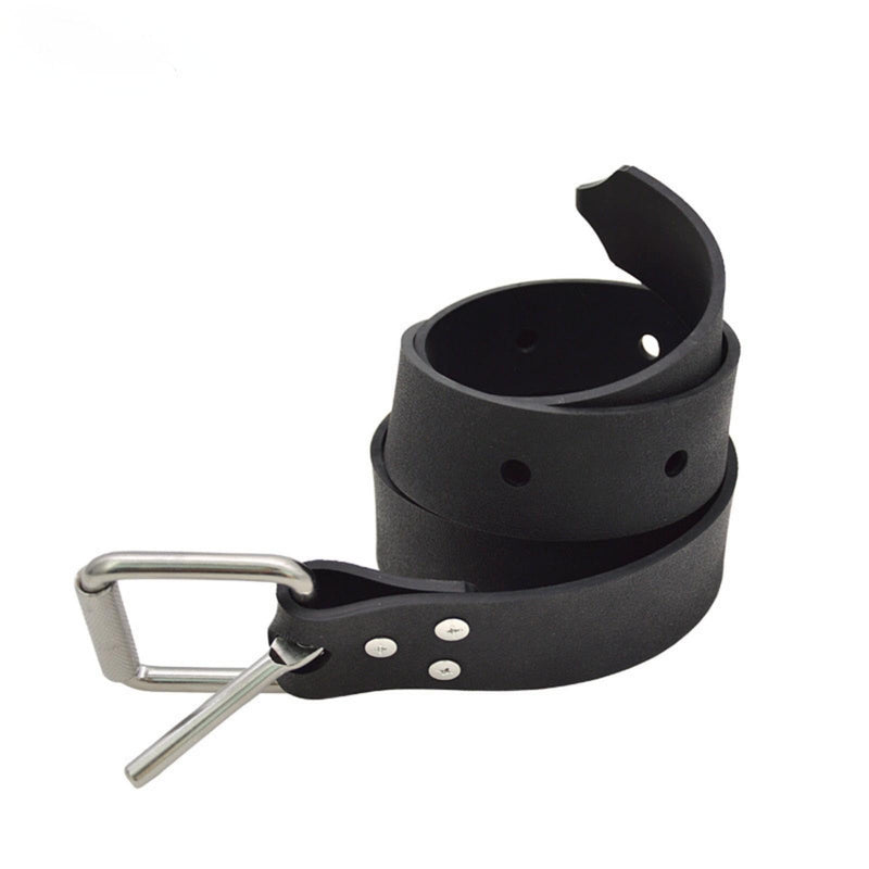 Diving Weight Belt with Quick Release Stainless Steel Buckle Rubber Weight Belts for Free Diving, Spear Fishing Diving Belt 53 inches(1.35m) black - BeesActive Australia
