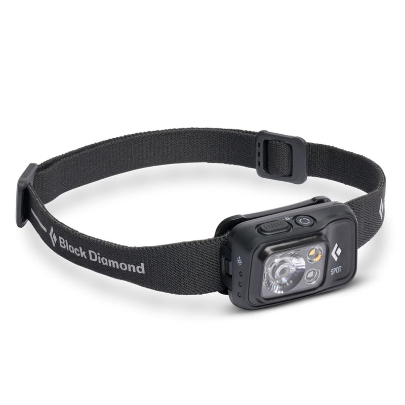 BLACK DIAMOND Spot 400 Headlamp | 400 Lumens Brightness, Dimmable | Waterproof & Durable | 3X AAA Battery Operated (Included) | Black - BeesActive Australia