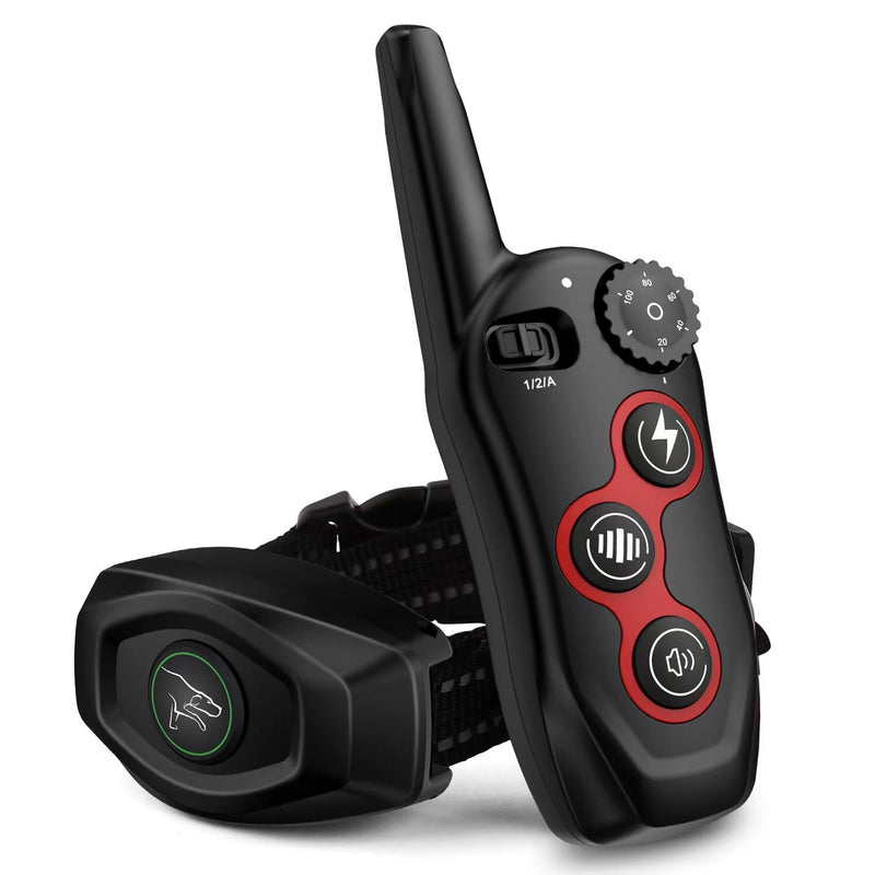 Dog Shock Collar - 2 in 1 Bark Collar with Remote, w/3 Remote Training Modes, Beep, Vibration 1300Ft Dog Training Collar for for Small Medium Large Dogs (DB4001B) DB4001B - BeesActive Australia