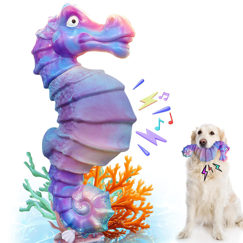 Dog Chew Toys for Aggressive Chewers: Squeaky Dog Chew Toys for Large Dogs-Tough Indestructible Dog Toys for Large/Medium/Small Dogs-Interactive Squeaky Dog Toys with Fun Squeaky Sound for Boredom purple - BeesActive Australia