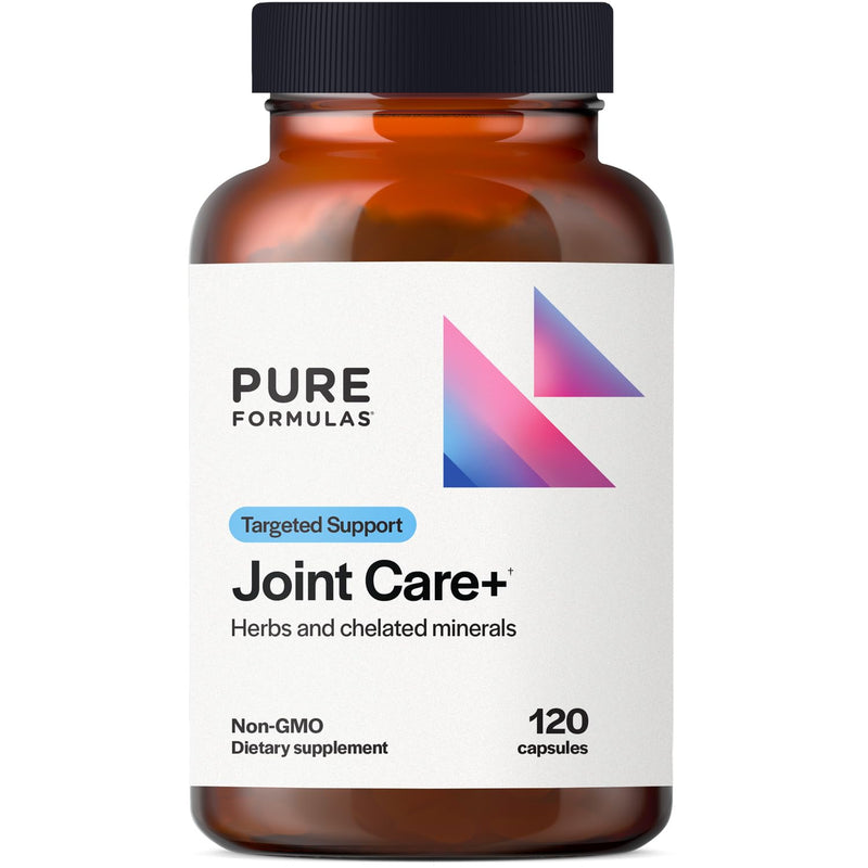 PureFormulas Joint Care + - Premium Joint Support Supplement with Hyaluronic Acid, Glucosamine, MSM, Green Lipped Mussel, Turmeric & More - Non-GMO Formula for Adults (120 Capsules)