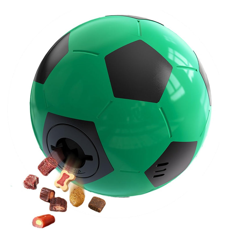 Rensh Interactive Dog Toys Soccer Ball, Indestructible Dog Balls Perfect for Large Medium Dogs, Dog Puzzles for Smart Dogs & Treat Dispensing Dog Toys to Keep Them Busy, Dog Slow Feeder Treat Ball - BeesActive Australia