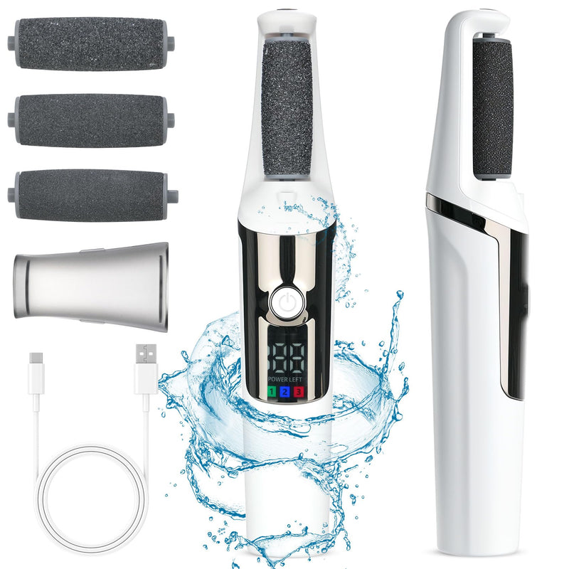Electric Foot Callus Remover,Portable Smooth Electric Foot File,Suitable for Dry, Cracked, Dead Skin,Callus and Variety Foot Problems, at Home Rechargeable Feet Spa Care Kit for Men & Women - BeesActive Australia