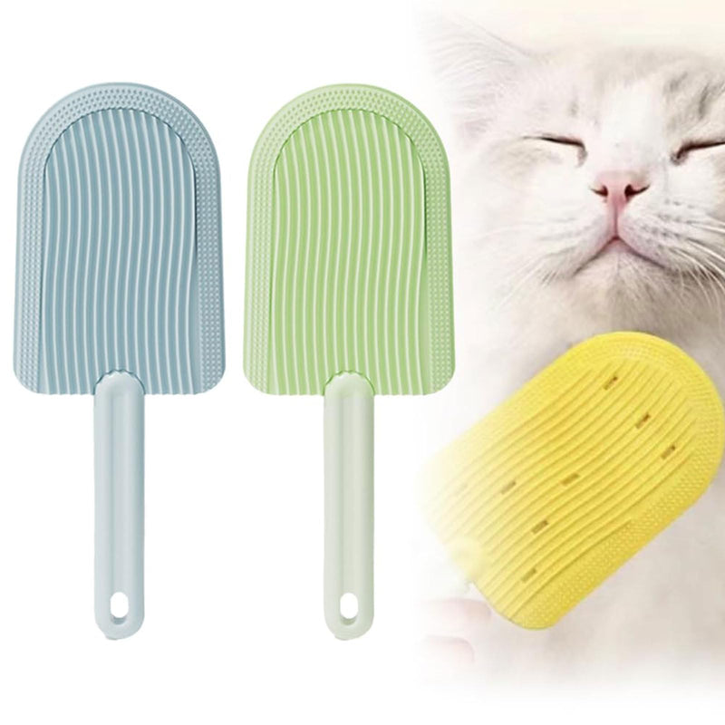 Cat Tongue Comb, 2024 New Silicone Cat Tongue Brush, Cat Tongue Brush, For Indoor Cats Shedding Cat Brush For Long Haired Cats, Pet Grooming Brush, Easily Removes Fur Reducing Hairballs (2pcs) - BeesActive Australia
