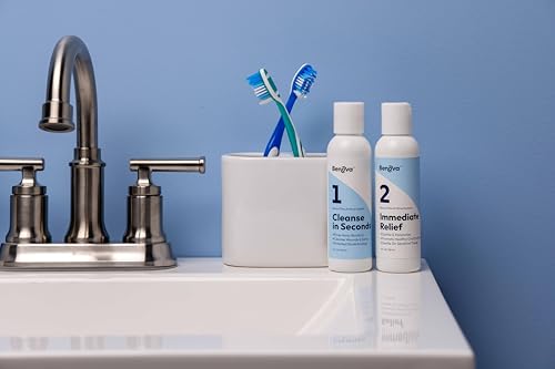 2-Step Mouth Rinse (4oz) for Oral Mucositis & Chemo Mouth Sores 4 Fl Oz (Pack of 2)