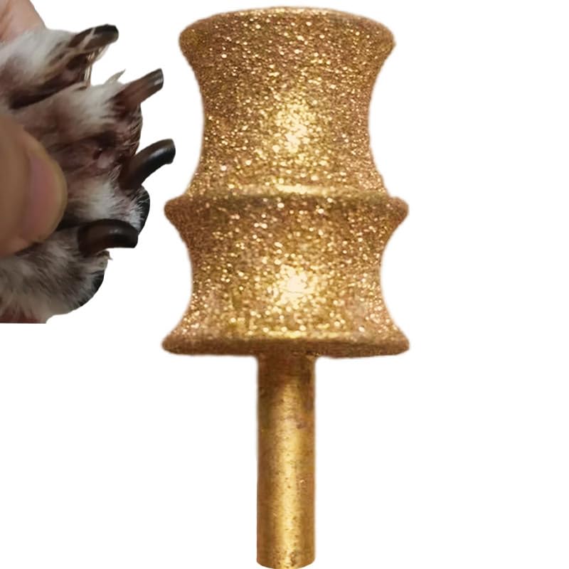 Diamond Dremel Bit for Dog Nails-Dog Nail Grinder Attachment Bit Refills for Dremel- Smooth, Painless Nail Care for Medium Large Dog, Nail Clippers for Thick Nails on Heavy-Duty Large Dog and Cat - BeesActive Australia