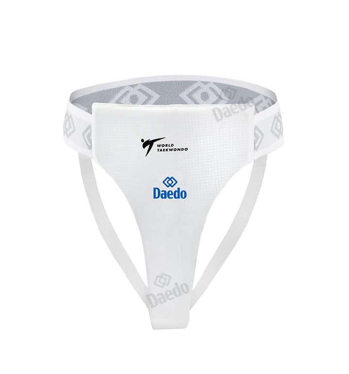 DAEDO Taekwondo Groin Guard Female, WT Recognized, Comfortable Protection for International Competitions, Sizes: XS to L Medium