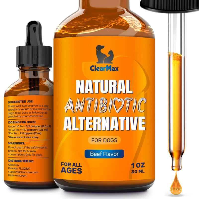 Dog Antibiotics ◆ Antibiotics for Dogs ◆ Natural Antibiotics for Dogs ◆ Antibiotic for Dogs ◆ Dog Antibiotic ◆ Beef Flavor ◆ 1 Oz - BeesActive Australia