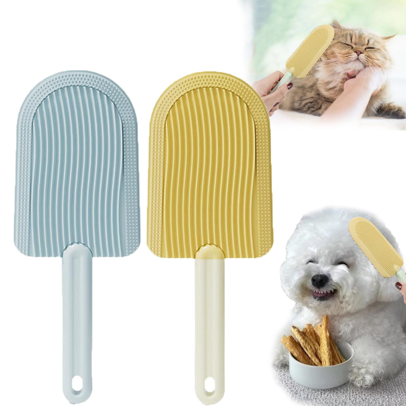 2PCS Cat Tongue Comb,Cat Tongue Brush,2024 New Cat Grooming Brush,Cat Grooming Brush for Indoor Cats,Cute Cartoon Ice Cream Cat Fur Remover Comb for Cats Grooming Easily Removes Fur Reducing Hairballs - BeesActive Australia