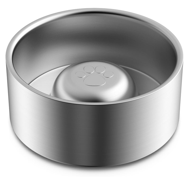 Dog Bowl Slow Feeder, Non Slip Heavy Dog Food Bowl, BPA Free, 304 18/8 Stainless Steel Slow Feeder Dog Bowls for Fast Eater, Dog Dish to Slow Down Eating for Small Medium Large Dogs, 27oz - BeesActive Australia