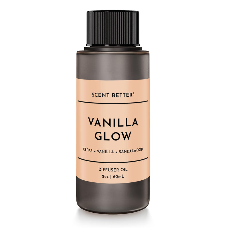 Scent Better Vanilla Glow Aroma Essential Oil Blend: an Aromatherapy Blend of Vanilla, Amber, and Sandalwood for Ultrasonic Diffusers & Nebulizers (2 Fl Oz, 60 mL) 2 Fl Oz (Pack of 1) - BeesActive Australia
