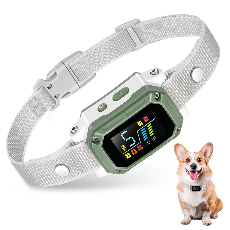 Dog Bark Collar, Rechargeable Smart Collar, Anti Barking Training Collar with Adjustable Sensitivity Beep Vibration Shock, Bark Collar for Large Medium Small Dogs - BeesActive Australia