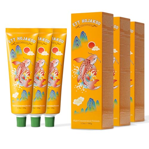 Toothpaste for Sensitivity & Cavity Care, 3-Pack (3.5oz/100g), Long-Lasting Formula, Freshens Breath & Removes Plaque, Made in Korea
