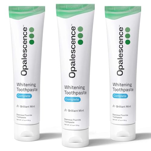 Opalescence Toothpaste Complete 4 in 1 Stannous Fluoride (3 Pack) 6365-3 Mint Stannous 4.7 Ounce (Pack of 3)