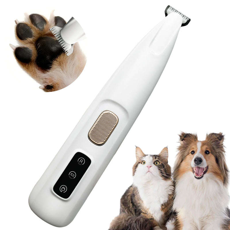 Saffory Dog Paw Trimmer with LED Light, Rechargeable Pet Electric Hair Clipper for Dogs Cats Hair Trimming - BeesActive Australia