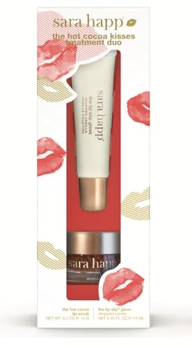 Sara Happ Hot Cocoa Kisses Treatment Duo, Lip Scrub & Gloss