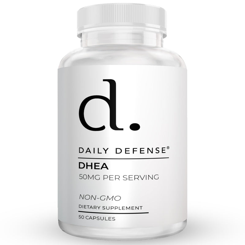DHEA 50mg for Men & Women- A Higher Dose of DHEA Vitamins for Vitality, Energy Boost, & Mood Support - 50 mg per Capsule - 50 Capsules