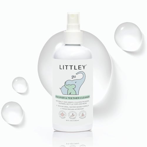 Littley Pacifier & Teether Cleaner | HOCl Spray | 8 oz 8 Fl Oz (Pack of 1)