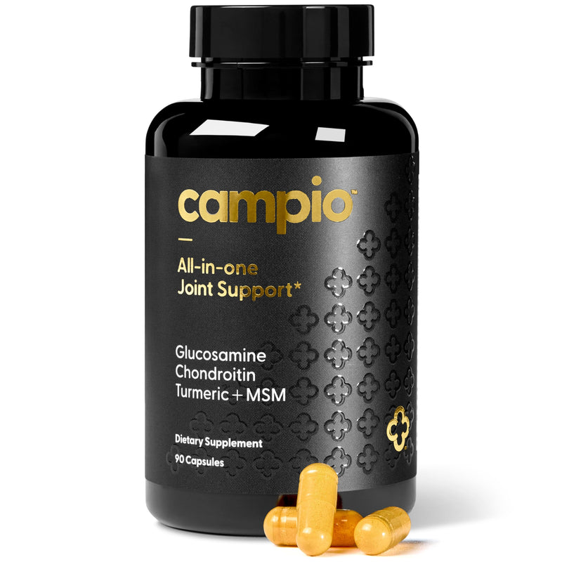 Glucosamine Chondriotin MSM All-in-One Joint Support Supplement Turmeric, Hyaluronic Acid, Boswellia, Ginger Root, Bamboo, BioPerine, Black Pepper, Supports Joint Health & Flexibility 90 Count - BeesActive Australia