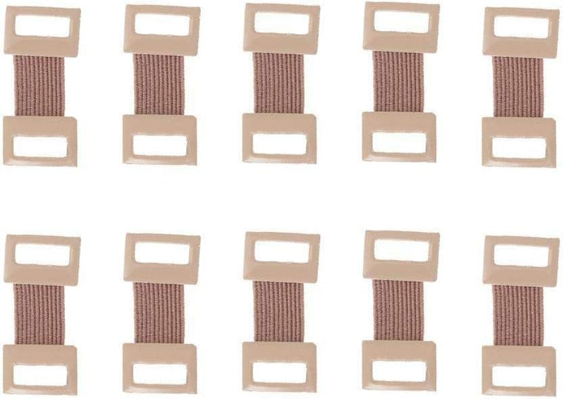 10Pcs Brown Elastic Bandage Clips Adhesive Bandages Bandage Wrap Clips Stretch Metal Clips, Replaceable Wrap Clips for Various Types Bandages and Bandaging Supplies