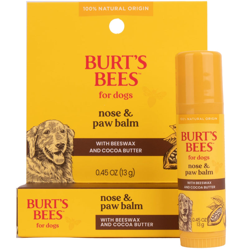 Burt's Bees for Pets Nose and Paw Balm with Beeswax and Cocoa Butter,100% Natural Origin Formulas, Dog Paw Pad Balm, Paw Moisturizer for Dogs, Dog Nose Balm - PawsPlanet Australia