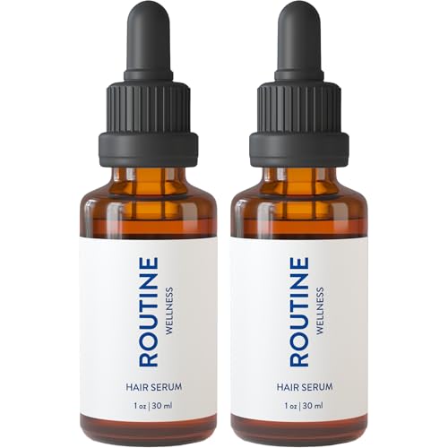 Routine Wellness Hair Serum, Rosemary, Argan, Tea Tree - 30ml (Pack of 2) Rosemary & Tea Tree Oil 1 Count (Pack of 2)