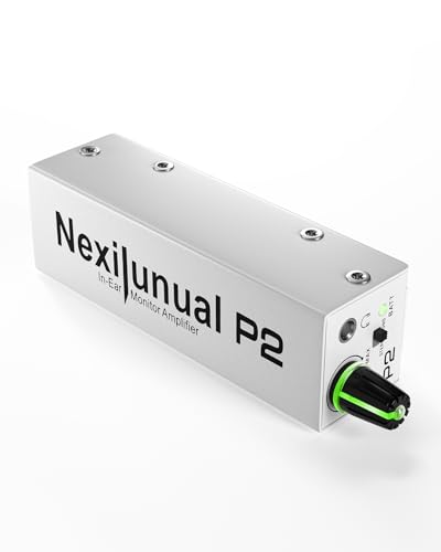 P2 Portable In-Ear Monitor Amplifier Personal Headphone Amp White DIP Switch