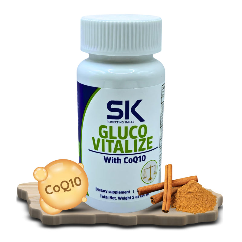Gluco Vitalize Supplement with CoQ10, 60 Capsules