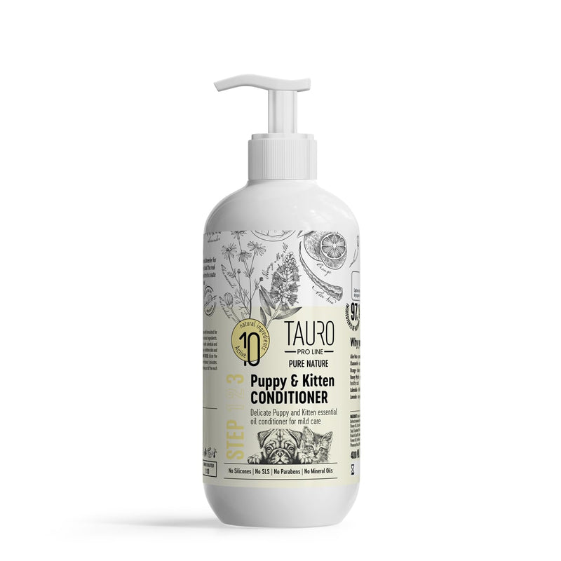 Pure Nature Delicate Puppy Sulfate Parabens SLS Free Natural Composition Gentle Puppy Conditioner with Essential Oils Suitable for Cats and Dogs Delicate Puppy Conditioner - PawsPlanet Australia