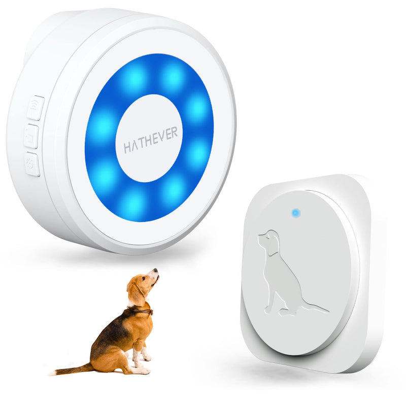 Dog Door Bell for Potty Training, Wireless Doggie Doorbell to Go Outside, Operating at 1000 Feet with Super-Light Touch Button, CD Quality Sound & 4 Notification Modes 1 receiver + 1 button - BeesActive Australia