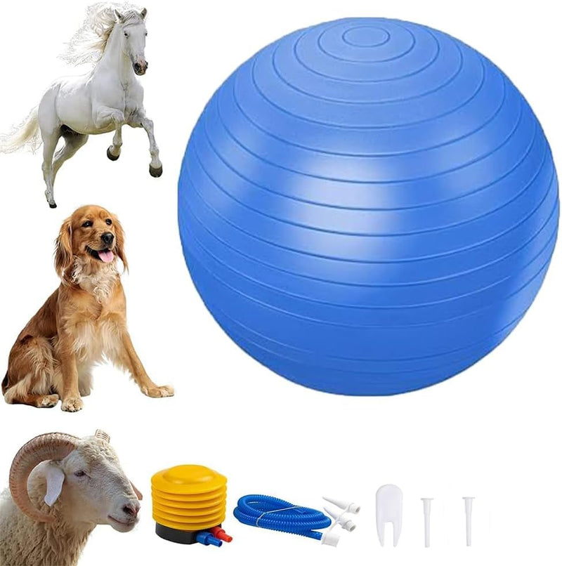 22" Herding Ball - 2025 Herding Horse Ball Toys for Horses Mega Herding Dog Balls with Hand Pump, Herding Ball Toys for Horses Stall