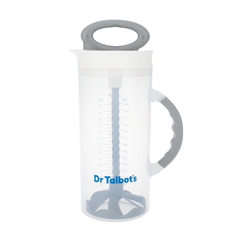 Dr. Talbot's Baby Formula Mixer and Breast Milk Storage Pitcher - Spill-Free, Clump-Free Formula Mixing Bottle - 32 oz - Baby Essential for New Parents Formula Pitcher