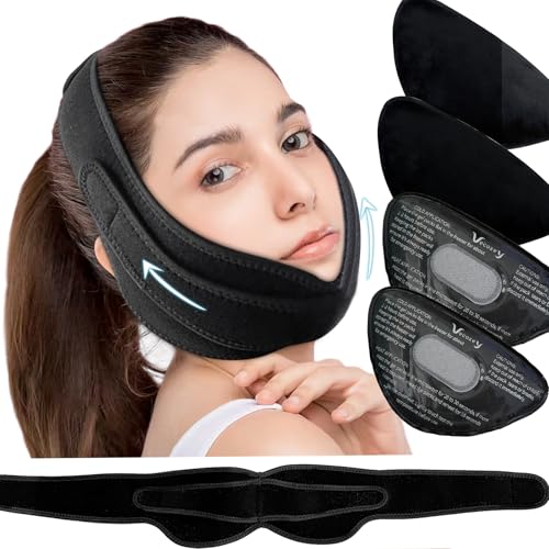 Wisdom Teeth Ice Pack Head Wrap with Dual Compression Straps