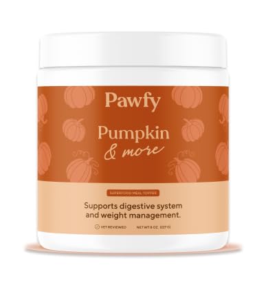 Pawfy Pumpkin for Dogs - Natural Fiber Supplement | Organic Pumpkin Powder for Dogs with Digestive Support | Supports Stomach Healthy Digestion - 100% Pumpkin Puree Fiber - BeesActive Australia