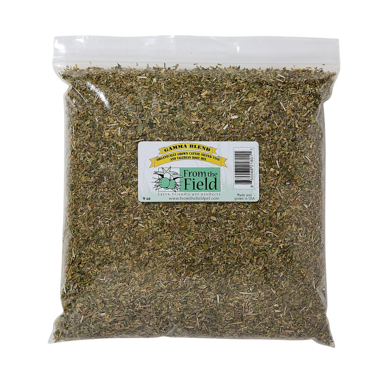 From The Field Gamma Blend - Catnip Leaf and Flower, Silver Vine and Valerian Root Mix 9 OZ Bag - BeesActive Australia